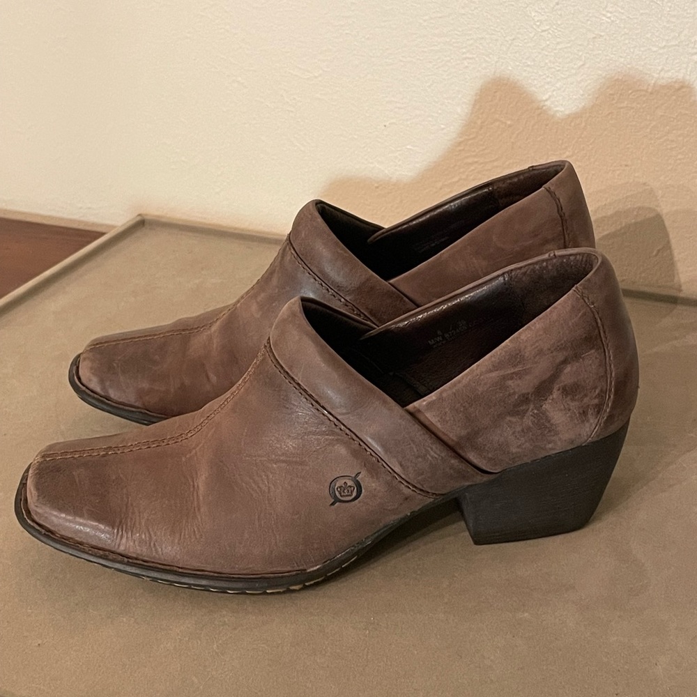 Born Brown Clogs - image 1